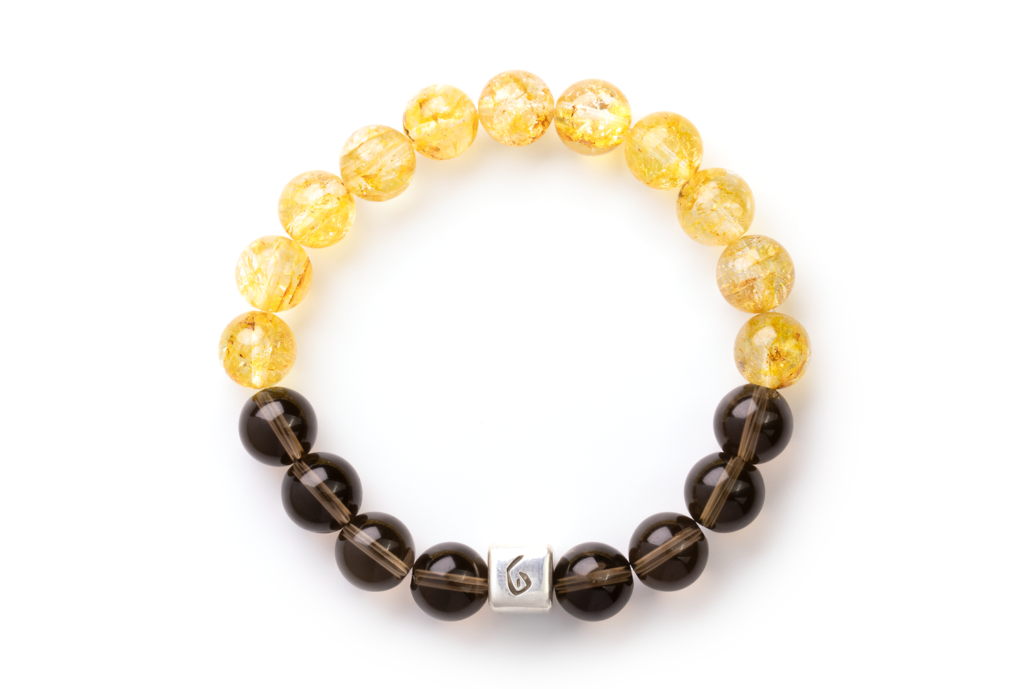 Pulsera de cristal amarillo té – Tao Pulse